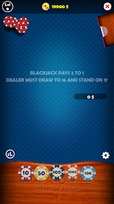 Blackjack 21 Pro - Offline Cas 1.5 APK + Mod (Unlimited money) إلى عن على ذكري المظهر