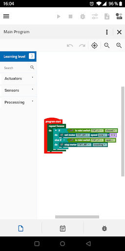 ROBO Pro Coding Screen 2