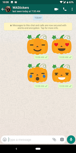 Pumpkin - Halloween stickers Screen 3