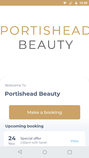 Android application Portishead Beauty screenshort