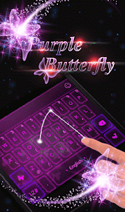 TouchPal PurpleButterfly Theme For PC installation