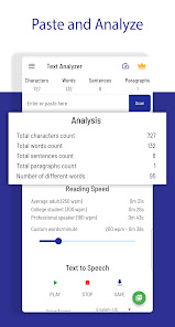 Imágen 1 Text Analyzer AI Writing Tool android