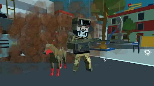 Android application Blocky Combat Swat Zombie 1 screenshort