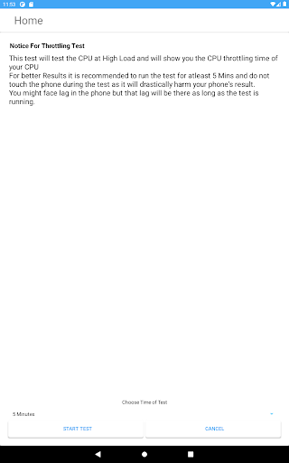 CPU Throttle BenchmarkBharat