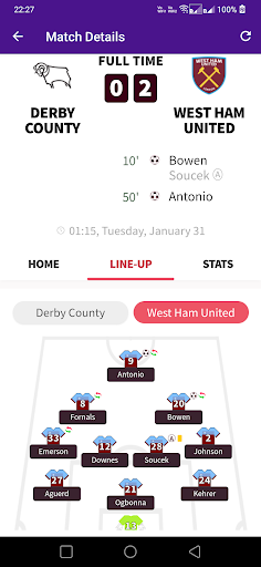 Football Live Scores 2024 Screen 3