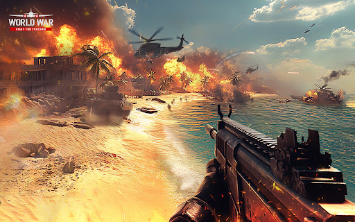 World War: Army Battle FPS 3D - Action - games