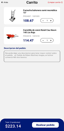 Android application Rutel App screenshort
