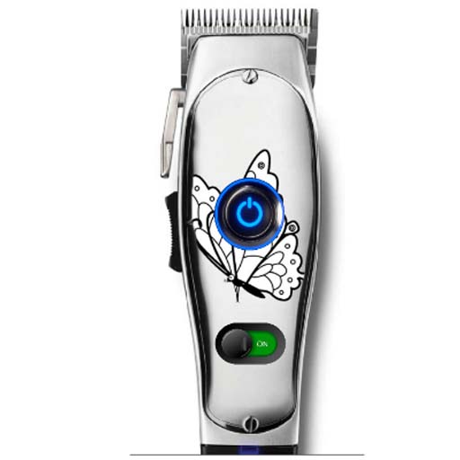 Tondeuse à cheveux blague logo
