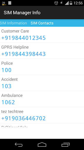 SIM Card Manager Details