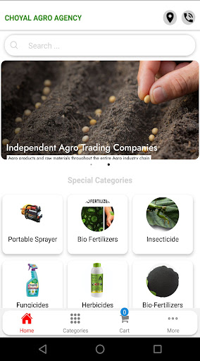 Android application Choyal Agro screenshort