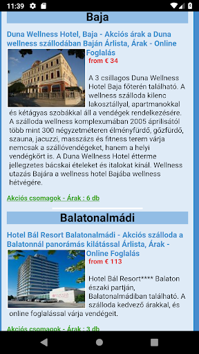 Wellness szállodák hotelek Screen 2