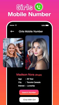 Girls Mobile Number Prank –Random Girls Video Chatのおすすめ画像4