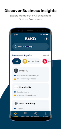 Android application BNKD: Local Memberships screenshort