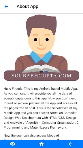 Android application Sourabhgupta.com screenshort