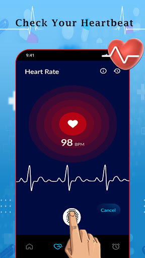 Android application Blood Pressure Tracker screenshort