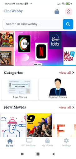 Cinewebby Screen 2