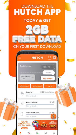 Android application Hutch App screenshort
