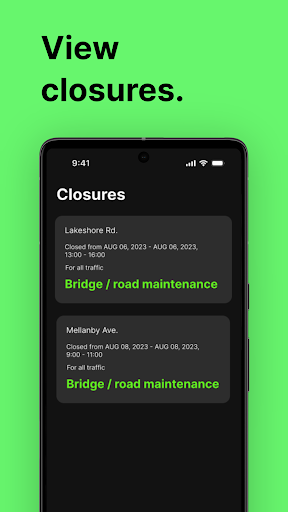 BridgeUp: Welland Canal Status Screen 3