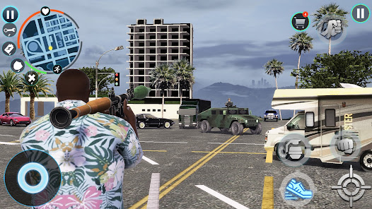 Captura 7 Mafia Gangster Game Crime City android