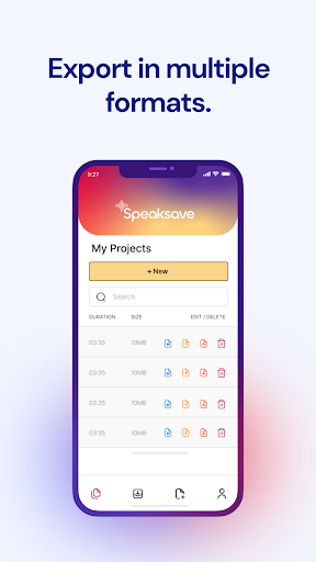 SpeakSave Screenshot 4 - AppWisp.com