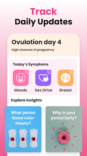 Screenshot of Period Tracker Ovulation Cycle