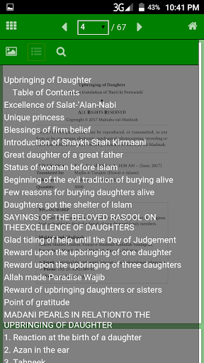 Upbringing of Daughter