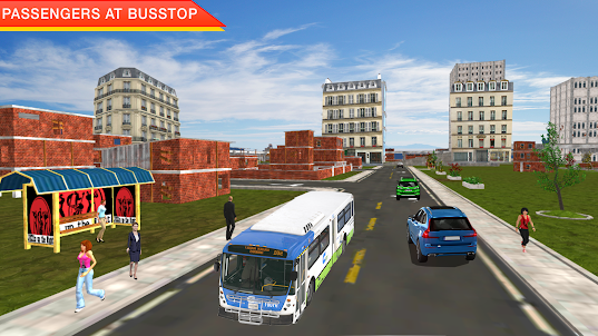 เกมขับรถบัสในเมืองที่ทันสมัย