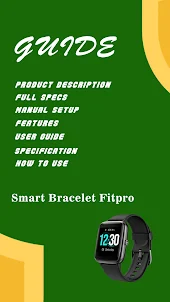 Smart Bracelet Fitpro AppGuide