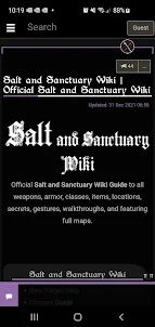 Guide for Salt and Sanctuary