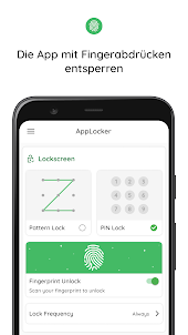 AppLocker: App-Sperre, PIN