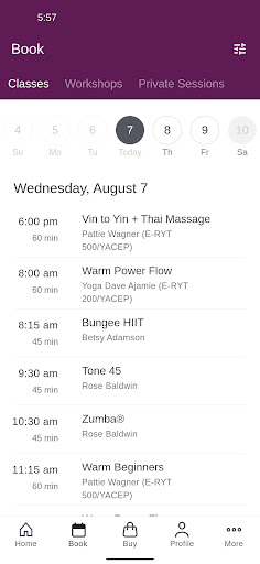Screenshot of Release Yoga