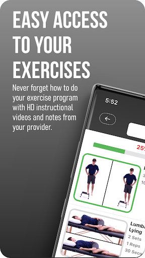 Android application ES2 Physical Therapy screenshort