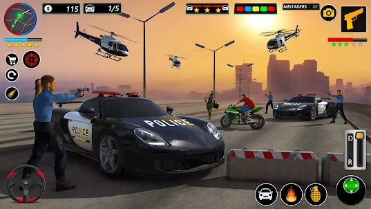 Police SUV Chase Thief Games