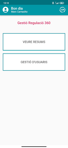 Gestió Regulació 360 Screen 2
