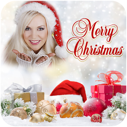 Christmas photo frame - Blendr logo