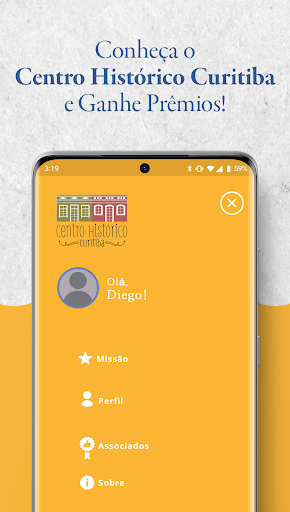 Android application Centro Histórico de Curitiba screenshort