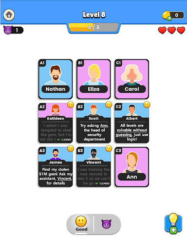 Screenshot of Clue Master - Logic Puzzles