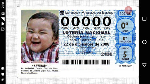 Android application Spanish lottery customizer screenshort
