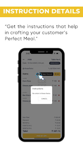 KhateRaho Restaurant Attendant Screen 3