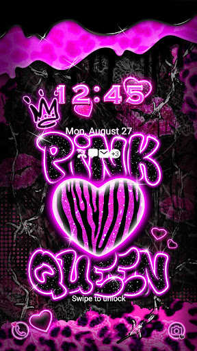 Pink Heart Queen - Wallpaper Screen 2