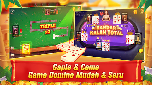 Android application Domino QiuQiu 99 QQ Gaple Slot screenshort