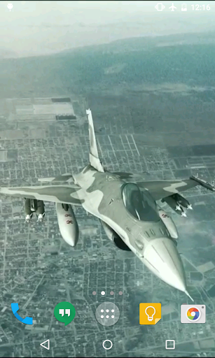 Android application Air Force Live Wallpaper screenshort