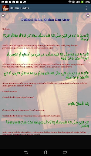 Ulumul Hadits - Ilmu Hadits