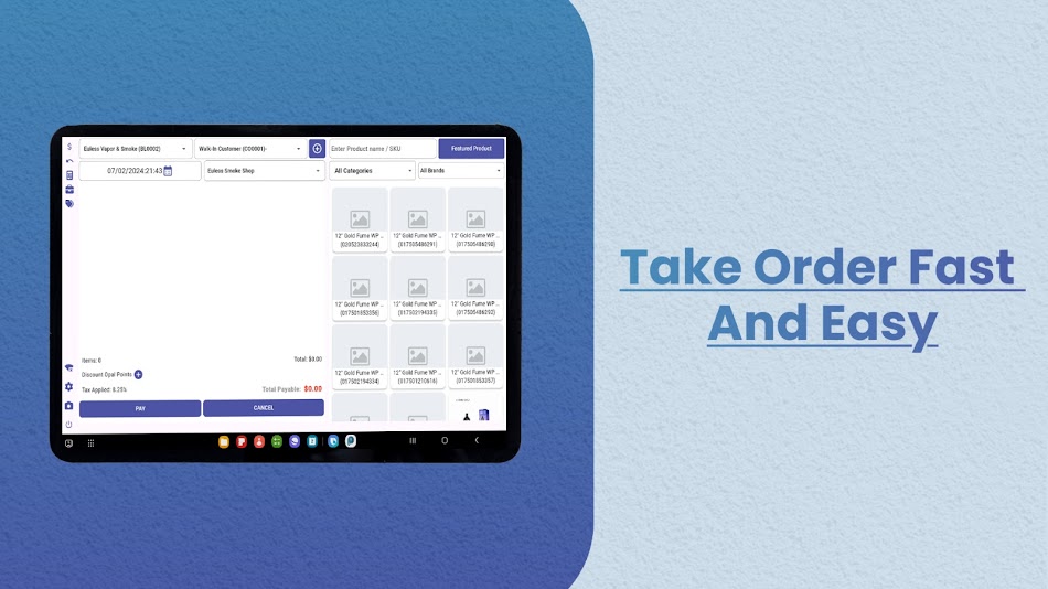 #10. Opal POS Inc (Android) Ved: The Opal POS