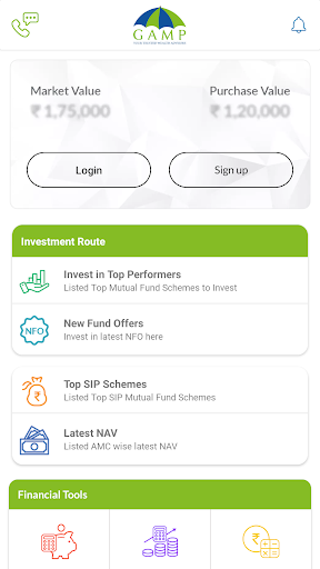 GAMP FINSERV Screen 3