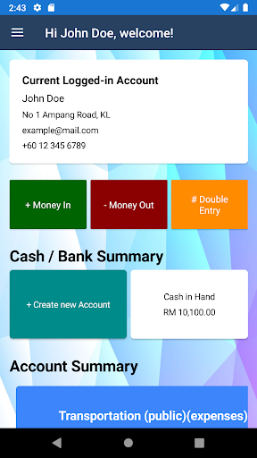 Android application CashFlow App: Accounting & Tax screenshort