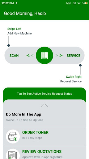 OAService Screen 3