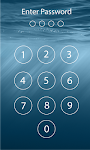 screenshot of Lock screen password