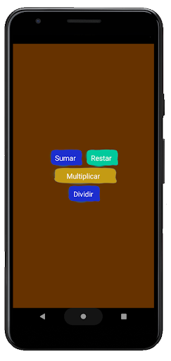 Android application Juegos Matematicos screenshort