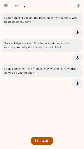 Speak Dummy: practice talking Screen 2